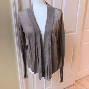 H&M Open Cardigan, Taupe, Sz S